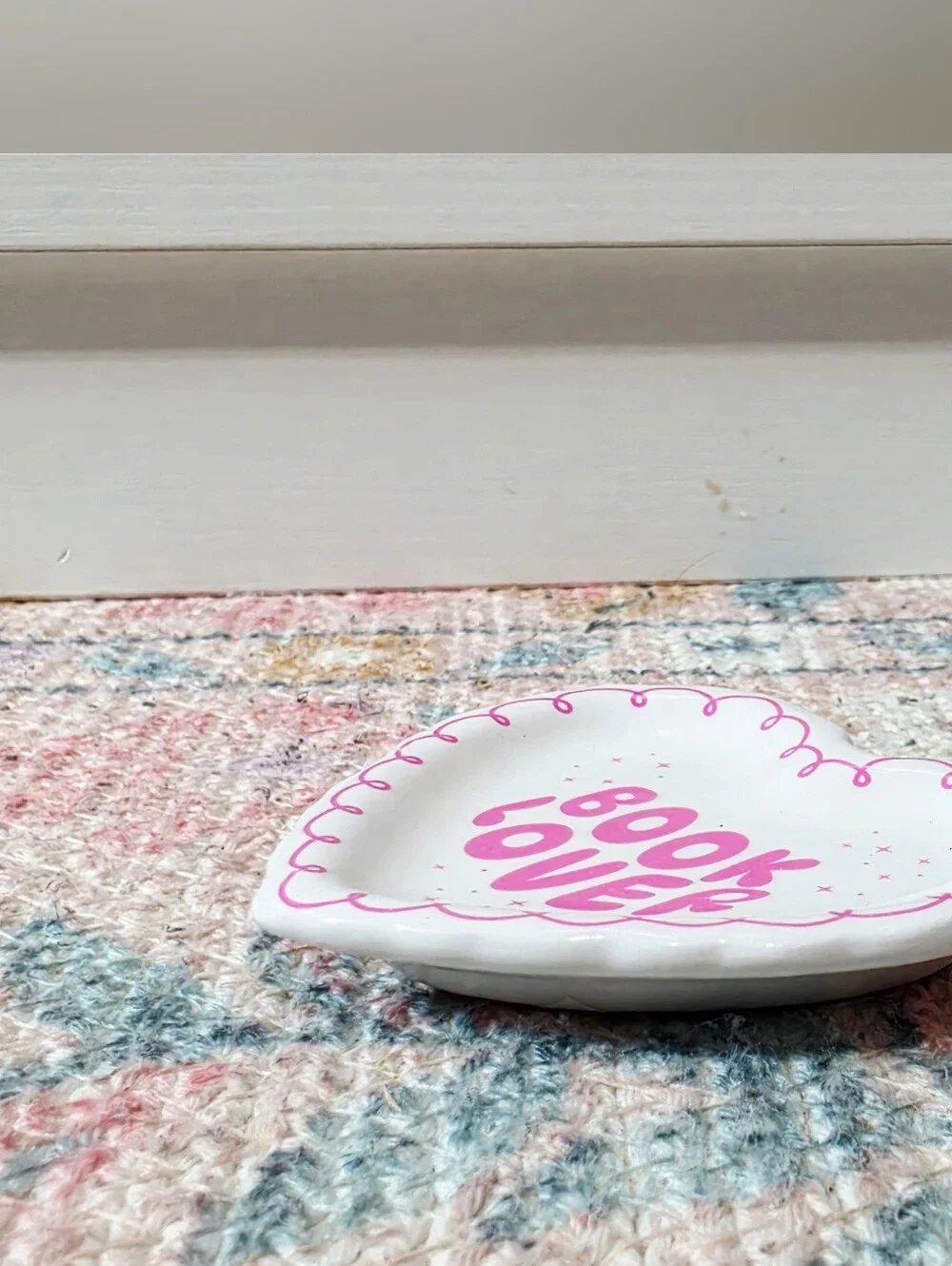 Target Bullseye Playground 2026 Mini Ceramic Trinket Tray - Book Lover